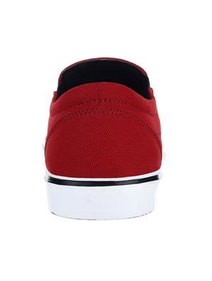 red canvas slip on shoe - 13244610 - Standard Image - 3