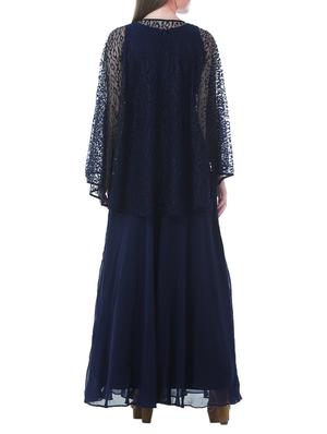 cape sleeved gown - 13252729 - Standard Image - 3