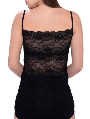 black net lace camisole - 13254088 - Standard Image - 3