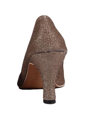 brown pu slip on pumps - 13256765 - Standard Image - 3
