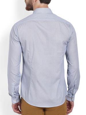 grey cotton casual shirt - 13258936 - Standard Image - 3
