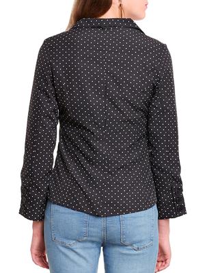 black crepe formal blazer - 13259488 - Standard Image - 3