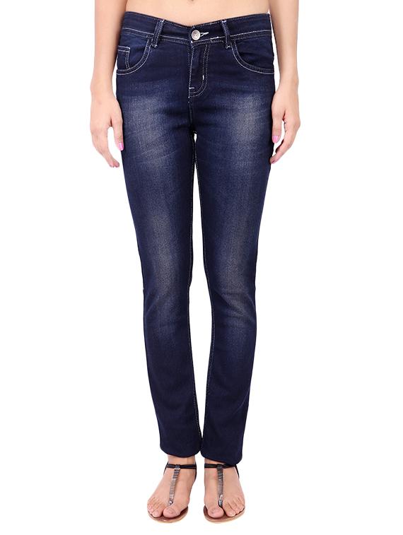 women's plain slim fit jeans