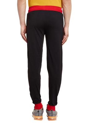 black cotton full length track pant - 13260984 - Standard Image - 3