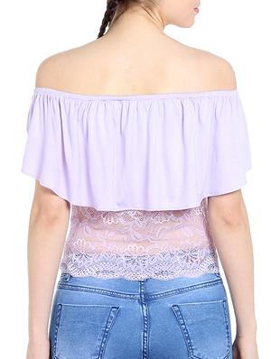 light purple viscose top - 13269654 - Standard Image - 3