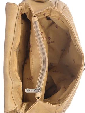 beige leatherette sling bag - 13271059 - Standard Image - 3