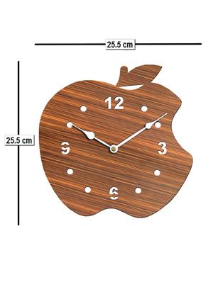 sehaz artworks brown wooden wall clock - 13274749 - Standard Image - 3
