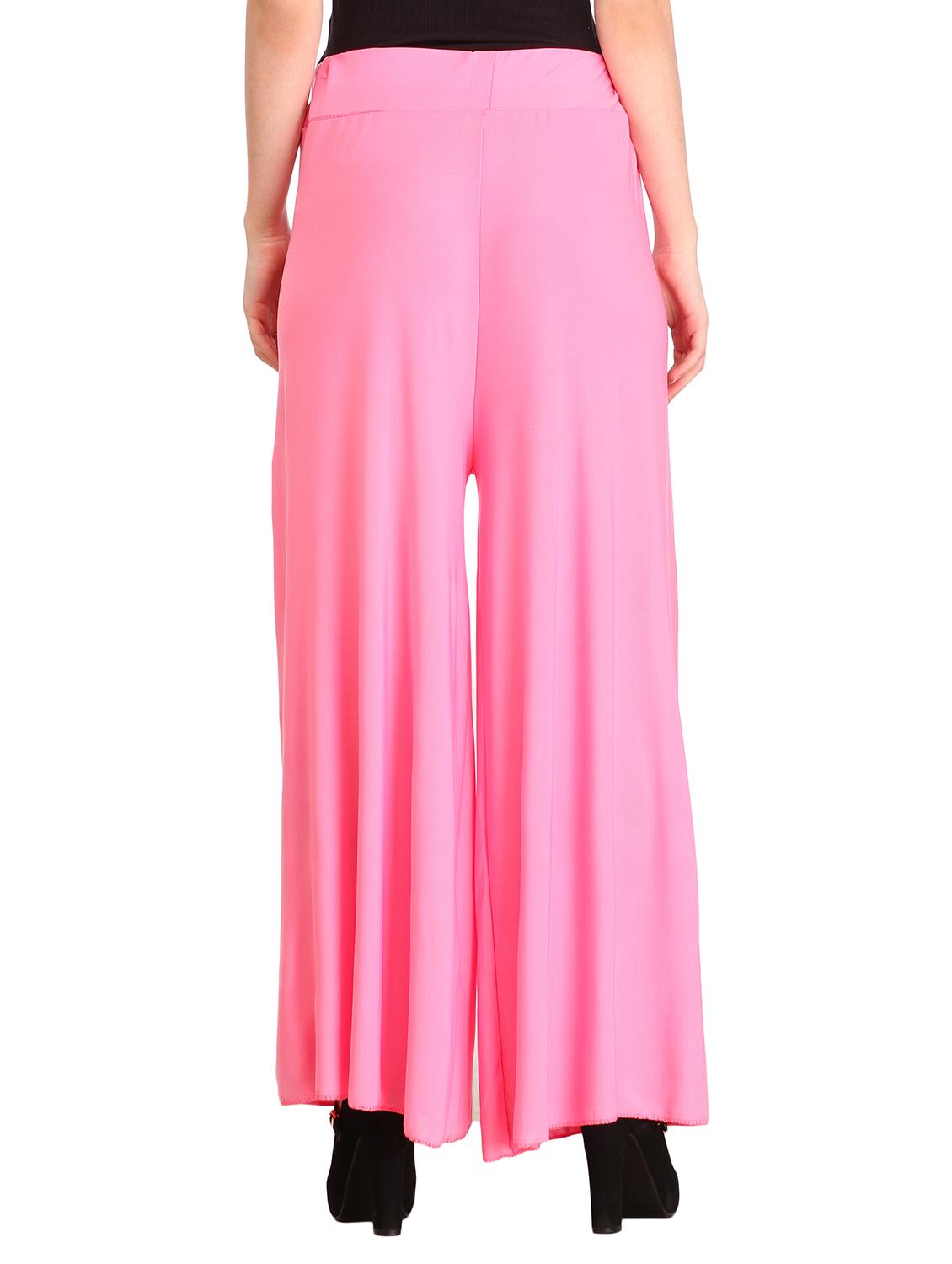 pink flared palazzo - 13282760 - Zoom Image - 3