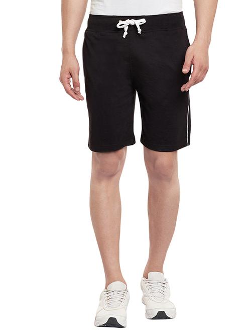 black cotton shorts - 13286368 - Very Small Image - 1