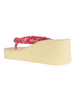 red rubber slippers flip flops - 13296856 - Standard Image - 3