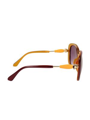 Zyaden Maroon Oversized Women Sunglasses - 13309851 - Standard Image - 3