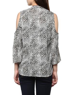 black printed cotton shirt - 13310325 - Standard Image - 3