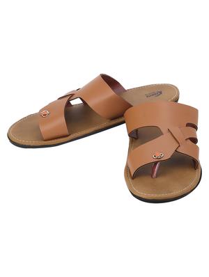 brown Leather slip on slipper - 13316297 - Standard Image - 3
