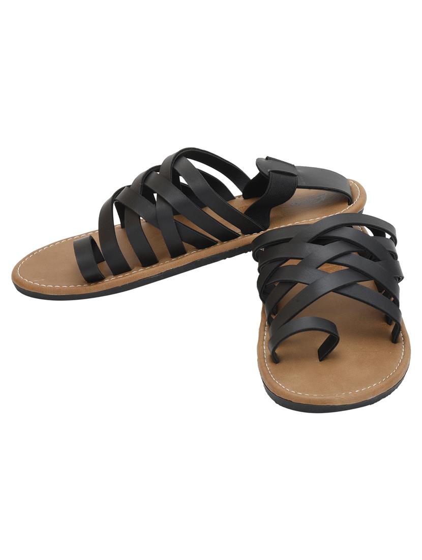 brown Leather back strap sandal - 13316320 - Zoom Image - 3