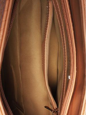 beige leatherette sling bag - 1332233 - Standard Image - 3