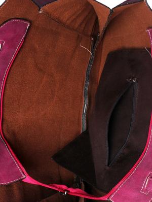 pink leatherette handbag - 1332249 - Standard Image - 3