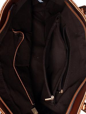 copper leatherette handbag - 1332271 - Standard Image - 3