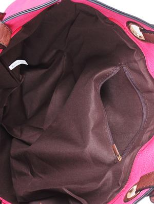 pink leatherette handbag - 1332275 - Standard Image - 3