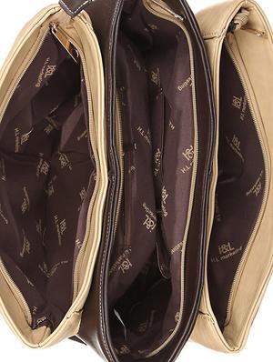 beige leatherette handbag - 1332352 - Standard Image - 3