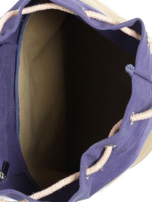 beige canvas rucksack - 13332226 - Standard Image - 3