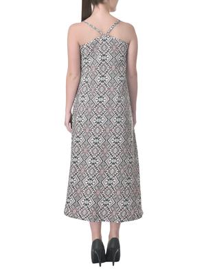 white printed maxi dress - 13339374 - Standard Image - 3