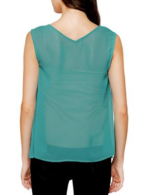 bow detail a-line top - 13341108 - Standard Image - 3