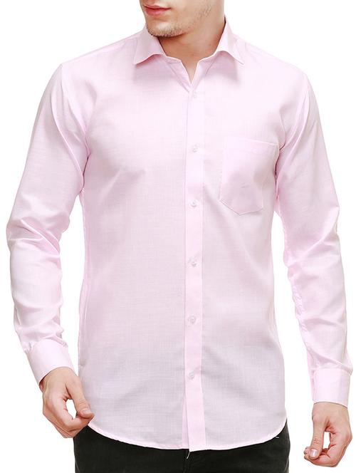 pink cotton casual shirt - 13341410 - Very Small Image - 1