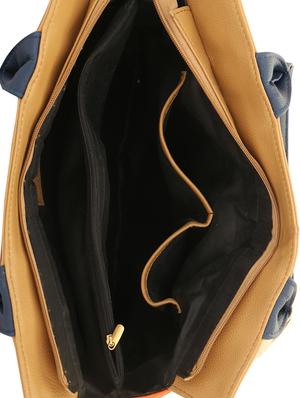 beige leatherette handbag - 13345357 - Standard Image - 3