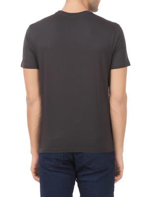 charcoal grey chest print t-shirt - 13351766 - Standard Image - 3