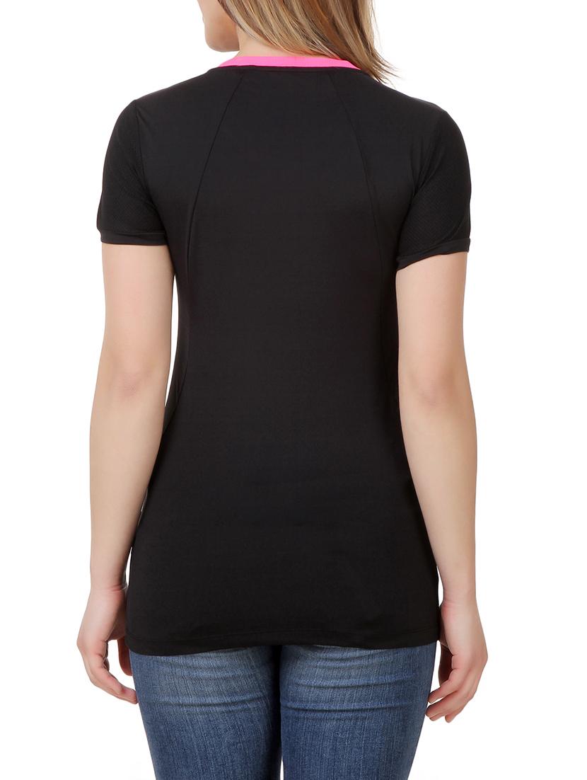 solid black regular tee - 13351774 - Zoom Image - 3