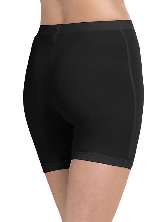 black cotton long leg panty - 13351891 - Zoom Image - 3