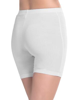 white cotton long leg panty - 13351917 - Standard Image - 3