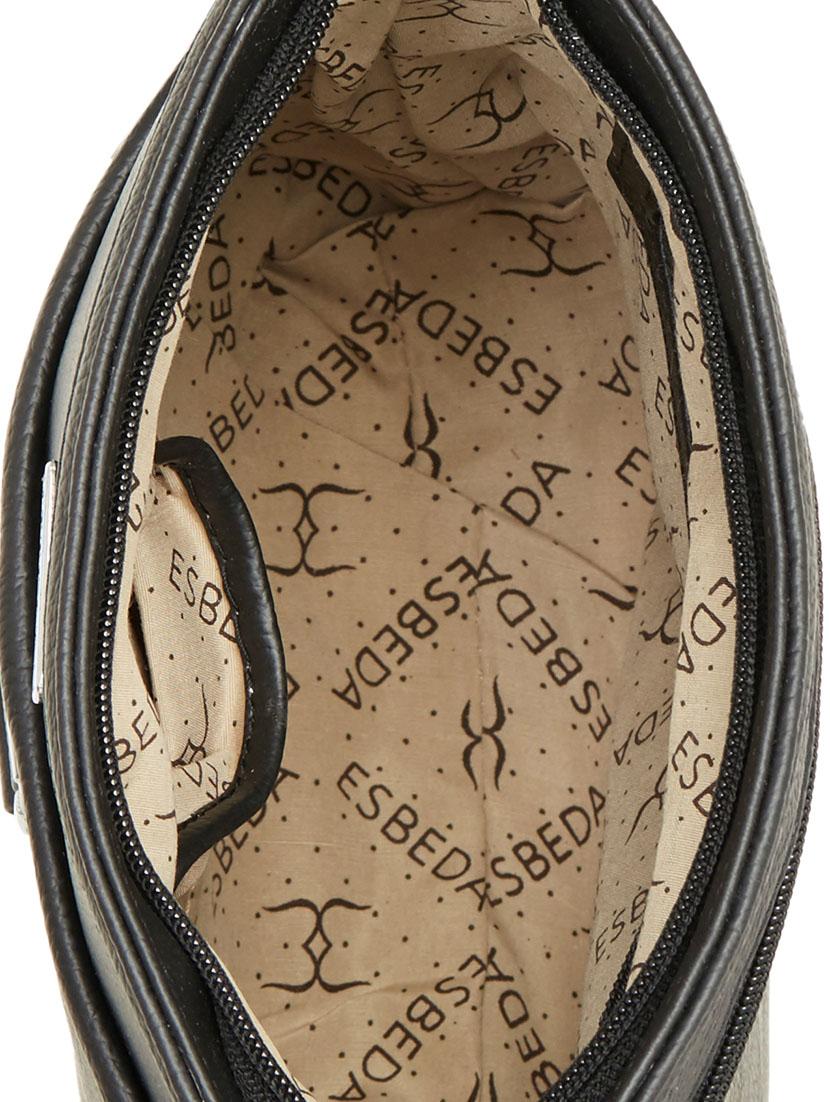 black leatherette sling bag - 13356223 - Zoom Image - 3