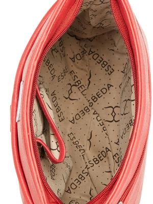 red leatherette sling bag - 13356227 - Standard Image - 3