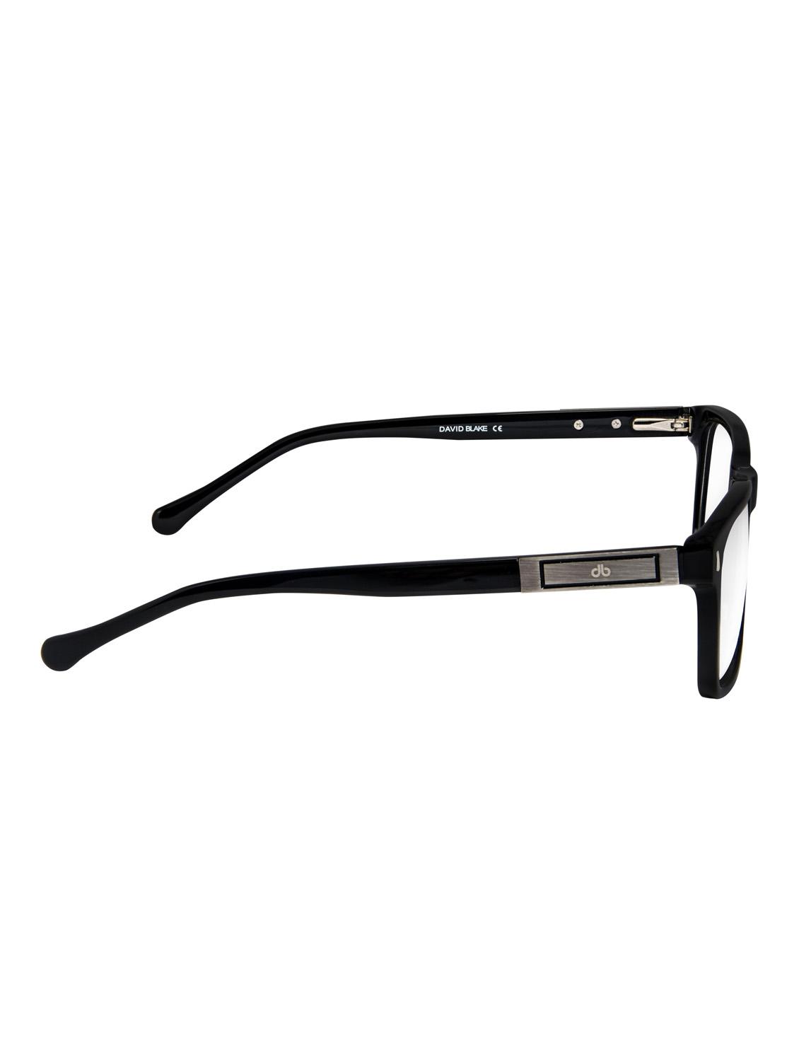 david blake black rectangular full rim eyeframe - 13356316 - Zoom Image - 3