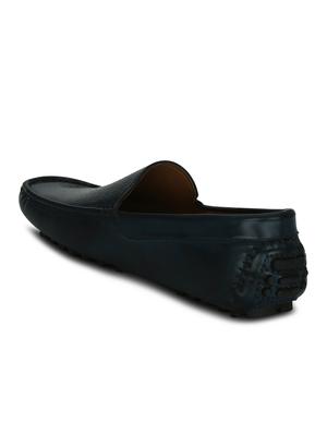 blue leatherette slip on loafer - 13359812 - Standard Image - 3