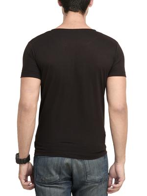 brown cotton null t-shirt - 13368700 - Standard Image - 3