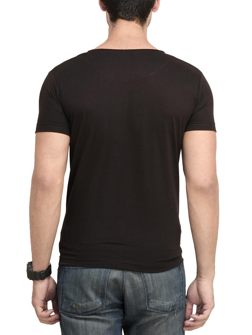 brown cotton null t-shirt - 13368700 - Zoom Image - 3