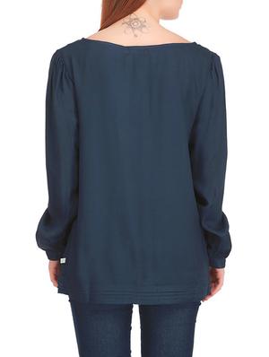 navy blue rayon regular top - 13369719 - Standard Image - 3