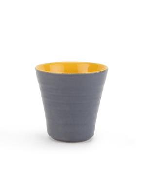grey & yellow set of 2 ceramic mug - 13375103 - Standard Image - 6