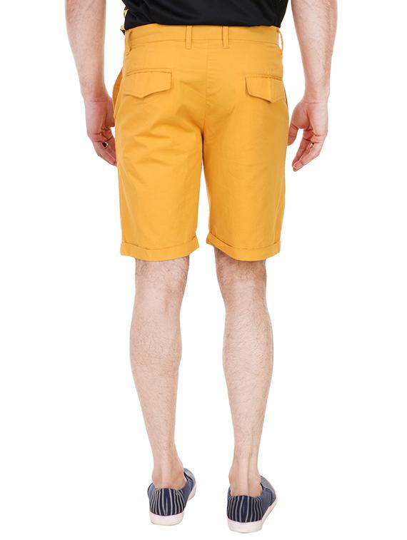 yellow cotton shorts - 13376067 - Zoom Image - 3