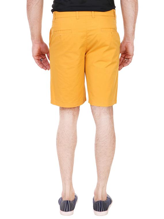 yellow cotton shorts - 13376068 - Zoom Image - 3
