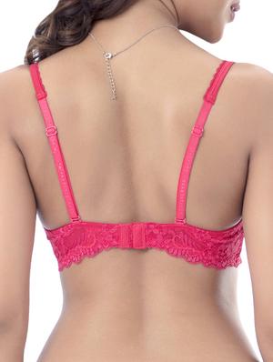 bow patch laced bra - 13385721 - Standard Image - 3