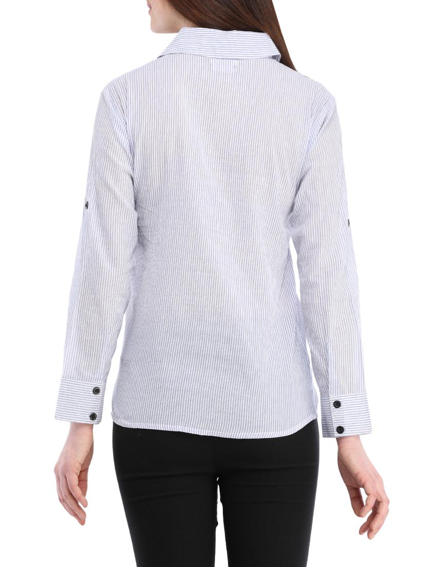 blue cotton regular shirt - 13386428 - Zoom Image - 3