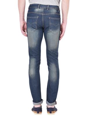 blue denim heavy washed jeans - 13386438 - Standard Image - 3
