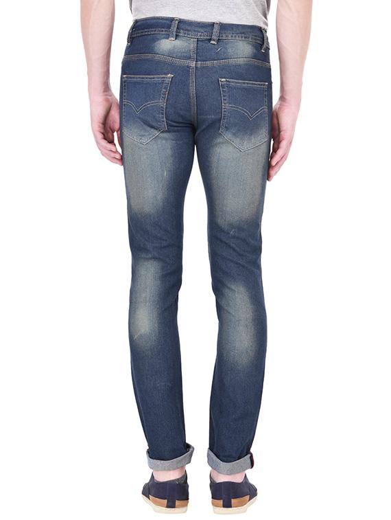 blue denim heavy washed jeans - 13386438 - Zoom Image - 3
