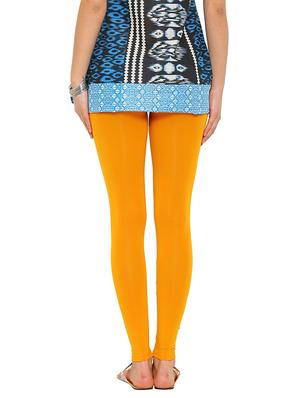 solid yellow viscose legging - 13389758 - Standard Image - 3