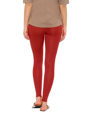 solid rusty red cotton legging - 13389767 - Standard Image - 3