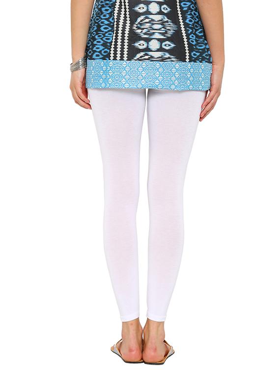 solid white viscose legging - 13389870 - Zoom Image - 3