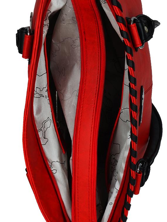 red leatherette handbag - 13394285 - Zoom Image - 3